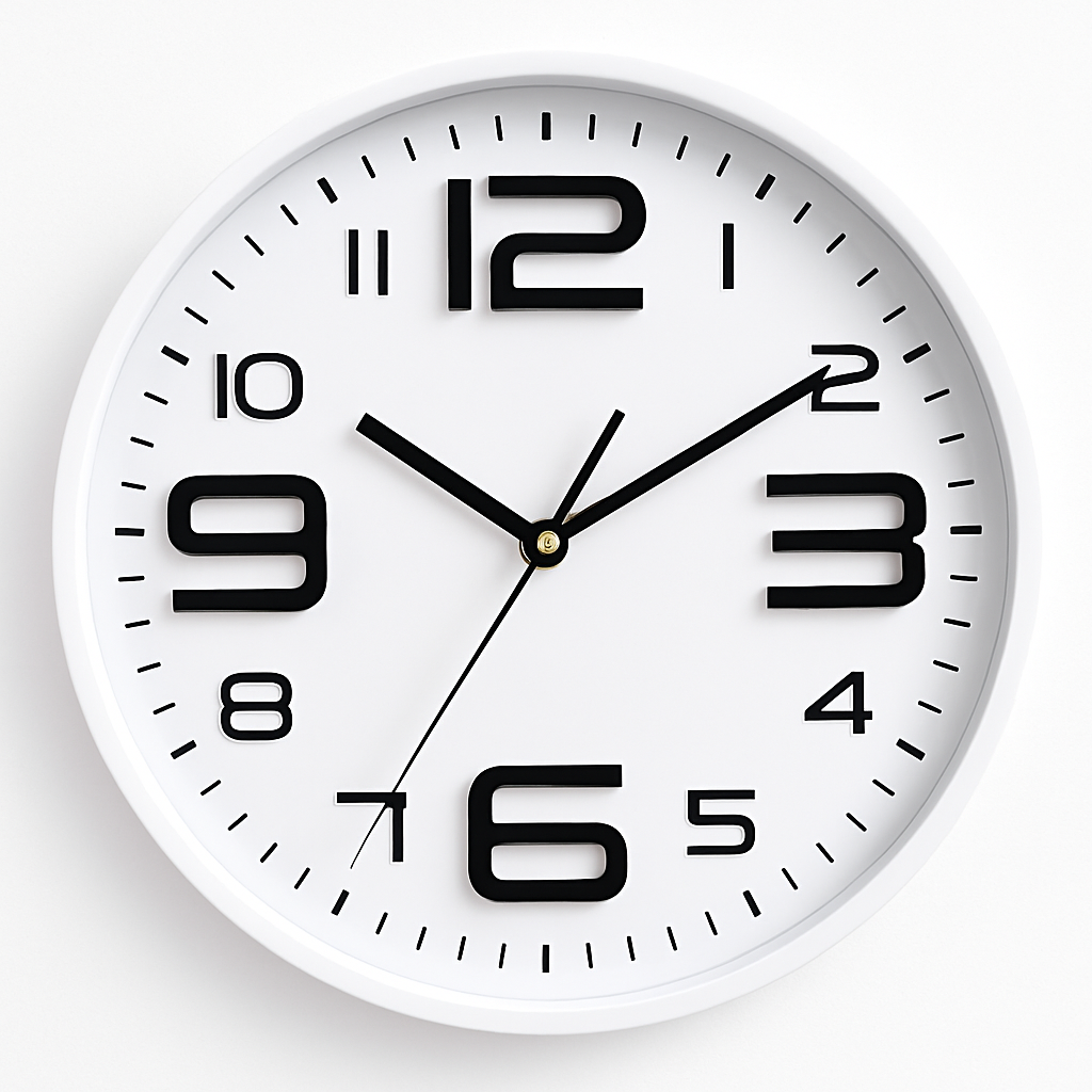 Bunte Cartoon-Wanduhr 30 cm | Designer Wanduhr für Kinderzimmer 0