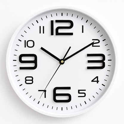 Bunte Cartoon-Wanduhr 30 cm | Designer Wanduhr für Kinderzimmer 0