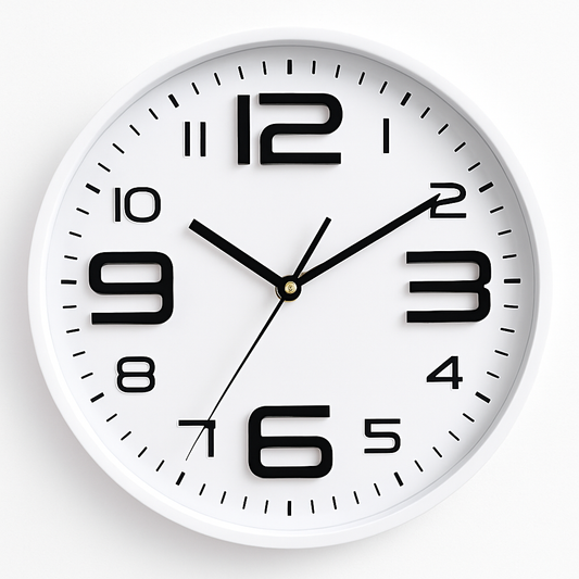 Bunte Cartoon-Wanduhr 30 cm | Designer Wanduhr für Kinderzimmer 0