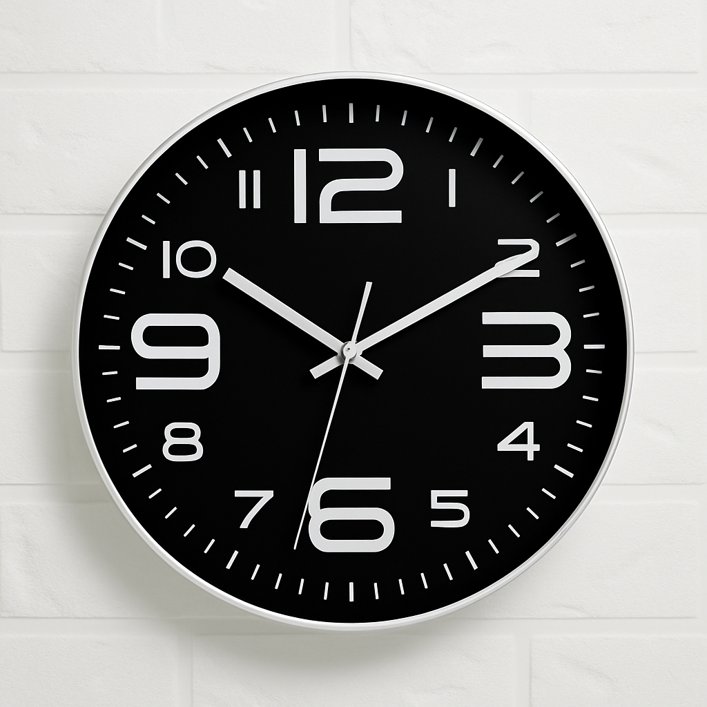 Bunte Cartoon-Wanduhr 30 cm | Designer Wanduhr für Kinderzimmer 3