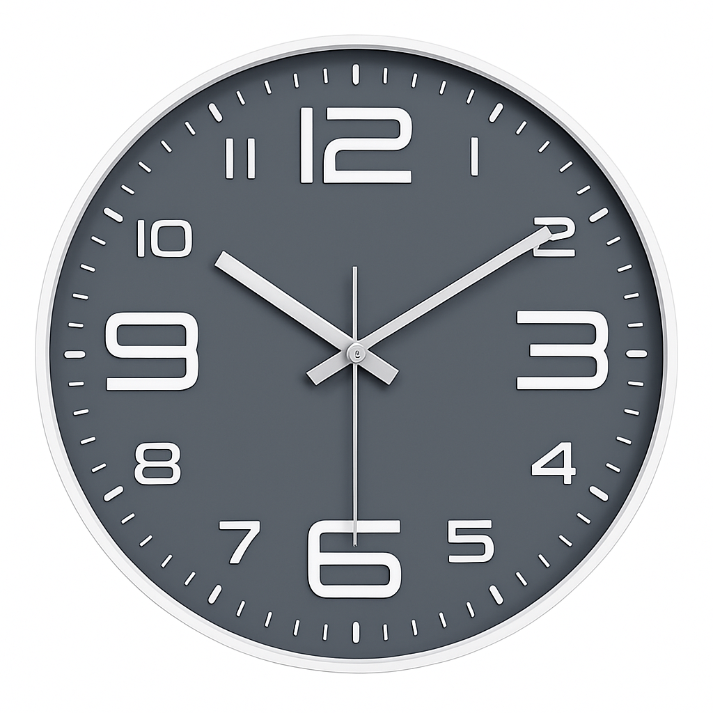 Bunte Cartoon-Wanduhr 30 cm | Designer Wanduhr für Kinderzimmer 5