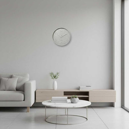 Bunte Runde Wanduhr 30 cm | Moderne Wanddekoration