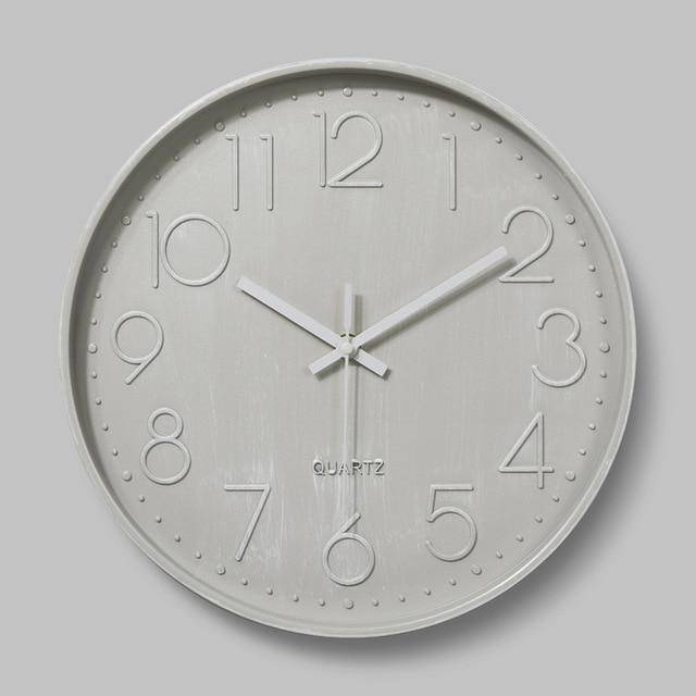 Bunte Runde Wanduhr 30 cm | Moderne Wanddekoration 0