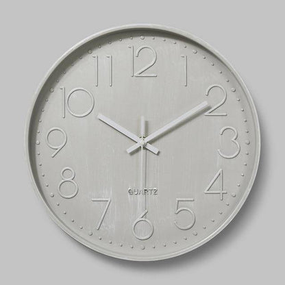 Bunte Runde Wanduhr 30 cm | Moderne Wanddekoration 0