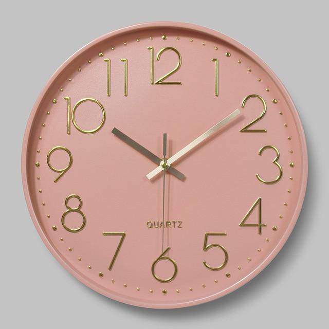 Bunte Runde Wanduhr 30 cm | Moderne Wanddekoration 3