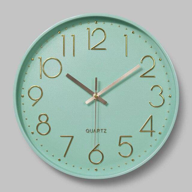 Bunte Runde Wanduhr 30 cm | Moderne Wanddekoration 4