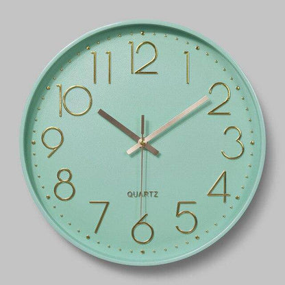 Bunte Runde Wanduhr 30 cm | Moderne Wanddekoration 4