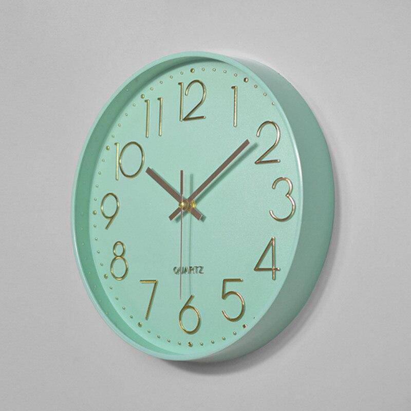 Bunte Runde Wanduhr 30 cm | Moderne Wanddekoration 6