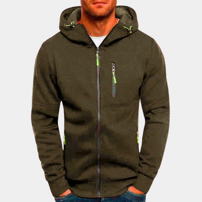 Karl | Herren Hoodie – Reißverschluss, Lässig & Alltagstauglich
