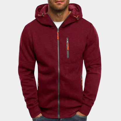 Karl | Herren Hoodie – Reißverschluss, Lässig & Alltagstauglich