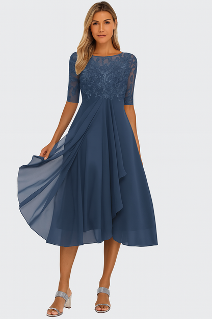 Sommerkleid A-Linie Midi – Leicht, Luftig & Fließender Fall