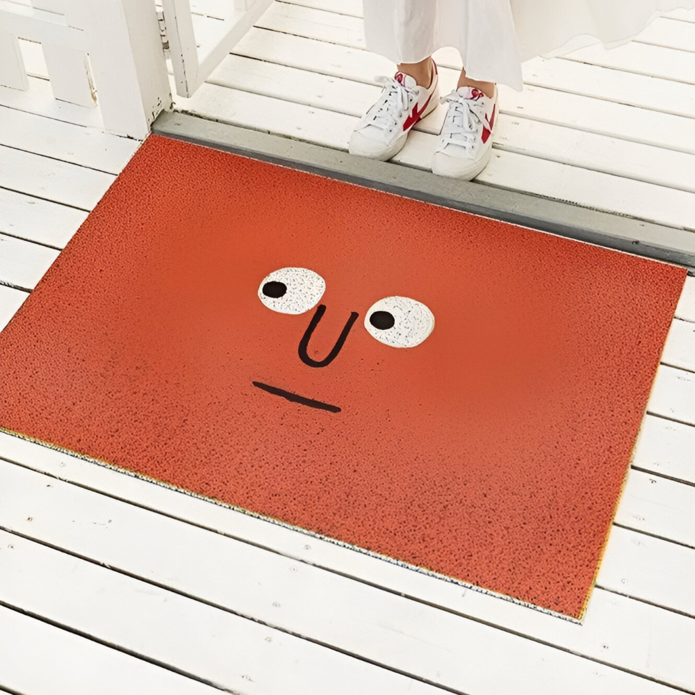 Smiley Fußmatte – PVC Rutschfest & Schnelltrocknend 40×60 cm