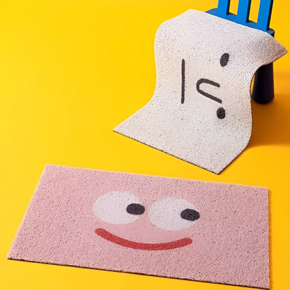 Smiley Fußmatte – PVC Rutschfest & Schnelltrocknend 40×60 cm