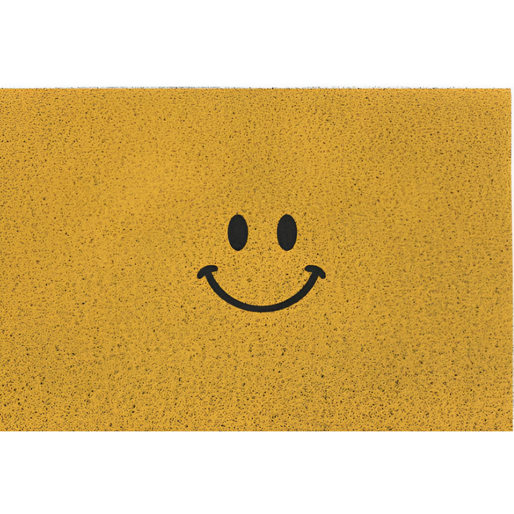 Smiley Fußmatte – PVC Rutschfest & Schnelltrocknend 40×60 cm