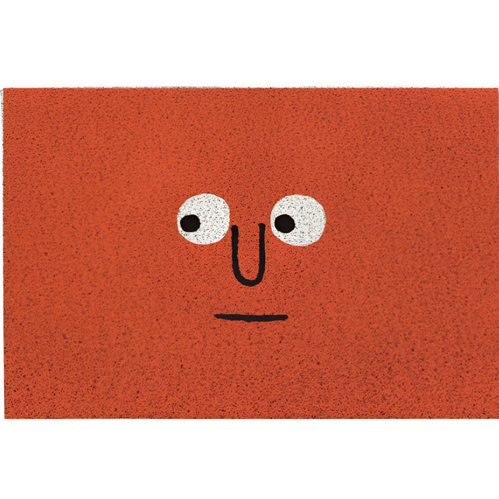 Smiley Fußmatte – PVC Rutschfest & Schnelltrocknend 40×60 cm