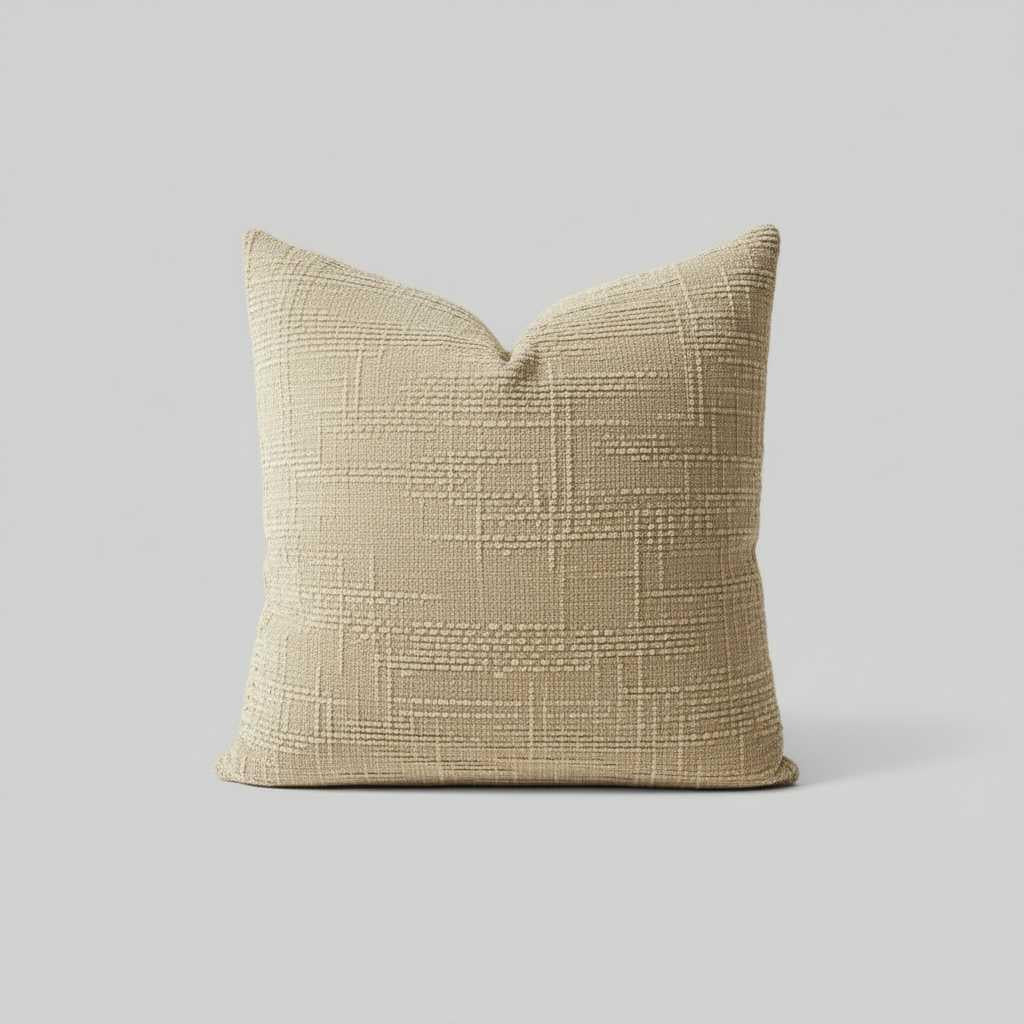Chenille Kissenbezug 40x40 | Dekoratives Sofakissen
