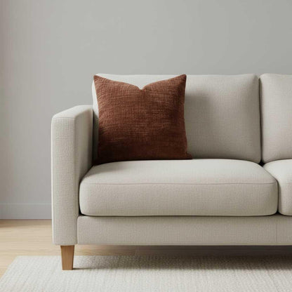 Chenille Kissenbezug 40x40 | Dekoratives Sofakissen