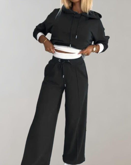 Damen Hoodie-Hosen-Set