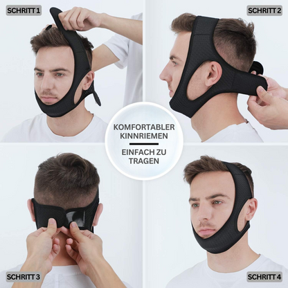 Anti-Schnarch-Kinnband DreamQuiet – Verstellbar & Sofortige Schnarchhilfe