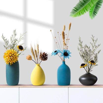 Farbenfrohe Keramikvase im Japanischen Stil | Tischvase 3