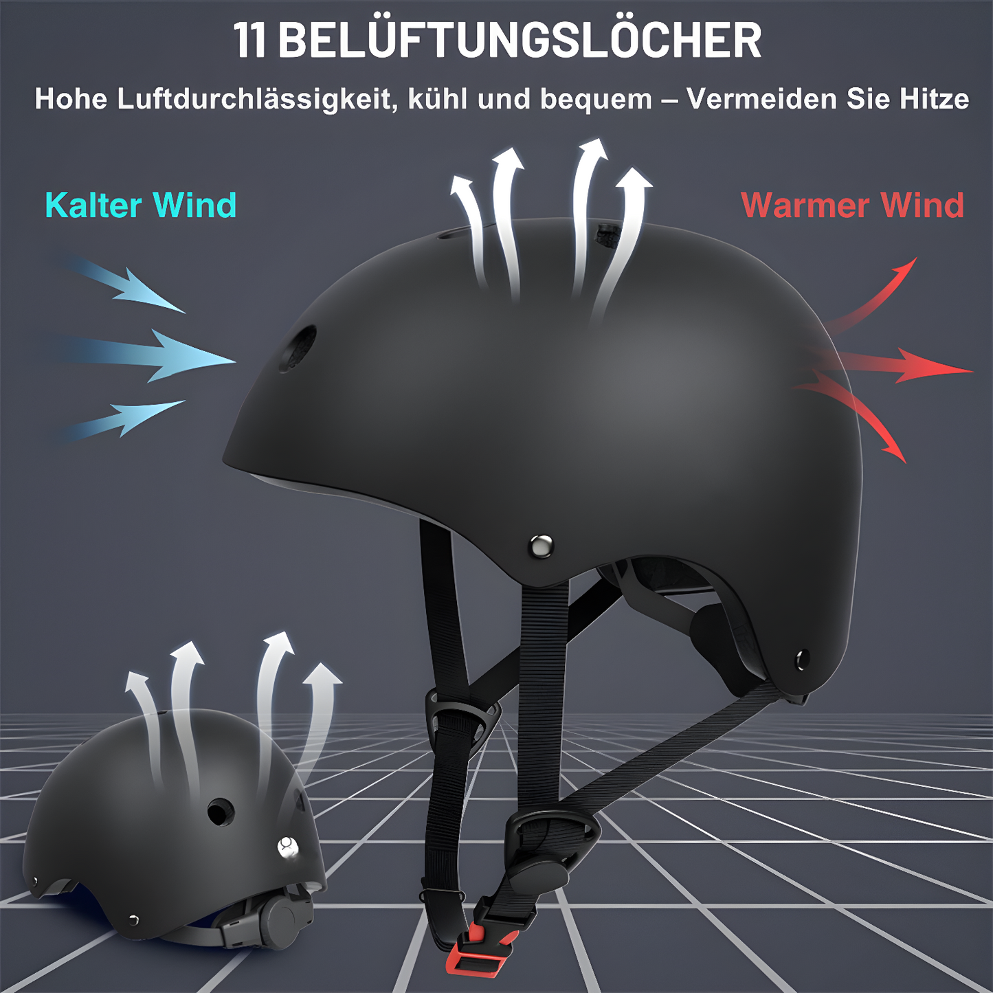 Fahrradhelm – Leicht Belüftungssystem & CE-Zertifiziert