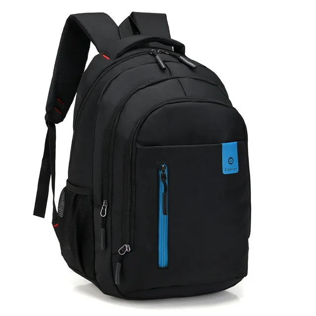 Herren Oxford Rucksack Wasserdicht – USB-Ladeanschluss & Multifach