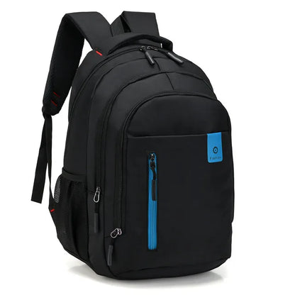 Herren Oxford Rucksack Wasserdicht – USB-Ladeanschluss & Multifach