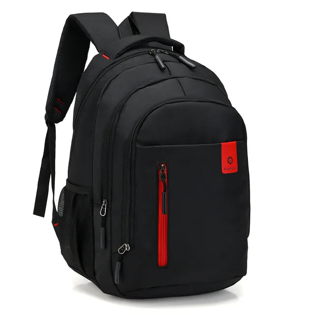 Herren Oxford Rucksack Wasserdicht – USB-Ladeanschluss & Multifach