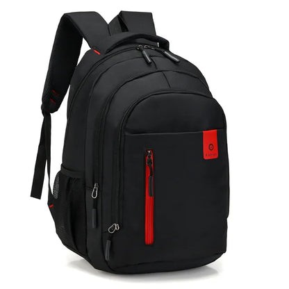 Herren Oxford Rucksack Wasserdicht – USB-Ladeanschluss & Multifach
