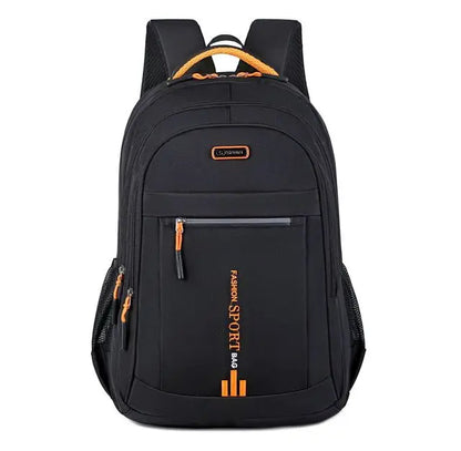 Herren Oxford Rucksack Wasserdicht – USB-Ladeanschluss & Multifach