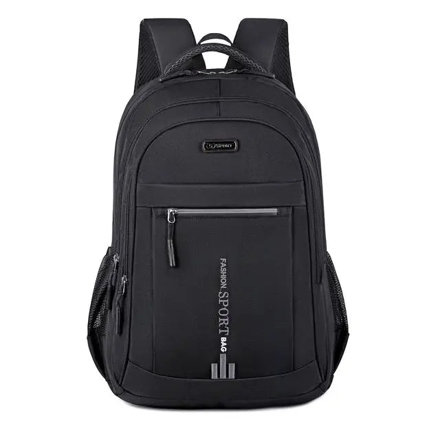 Herren Oxford Rucksack Wasserdicht – USB-Ladeanschluss & Multifach