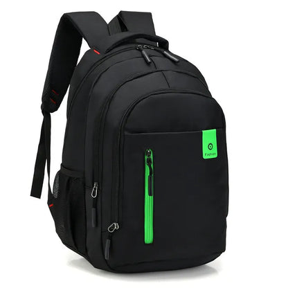Herren Oxford Rucksack Wasserdicht – USB-Ladeanschluss & Multifach