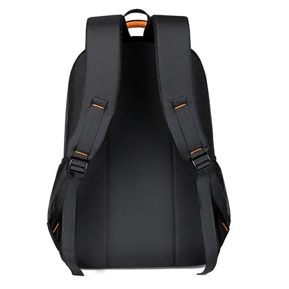 Herren Oxford Rucksack Wasserdicht – USB-Ladeanschluss & Multifach