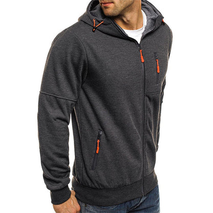 Karl | Herren Hoodie – Reißverschluss, Lässig & Alltagstauglich