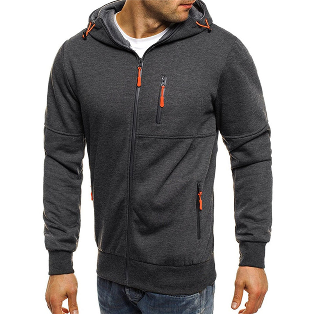 Karl | Herren Hoodie – Reißverschluss, Lässig & Alltagstauglich