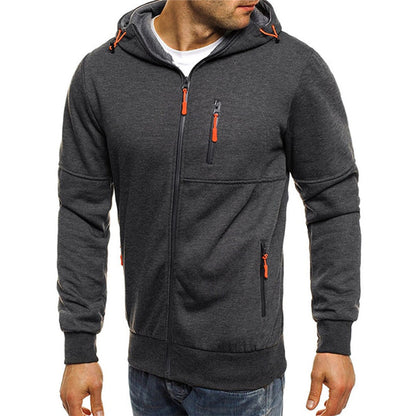 Karl | Herren Hoodie – Reißverschluss, Lässig & Alltagstauglich