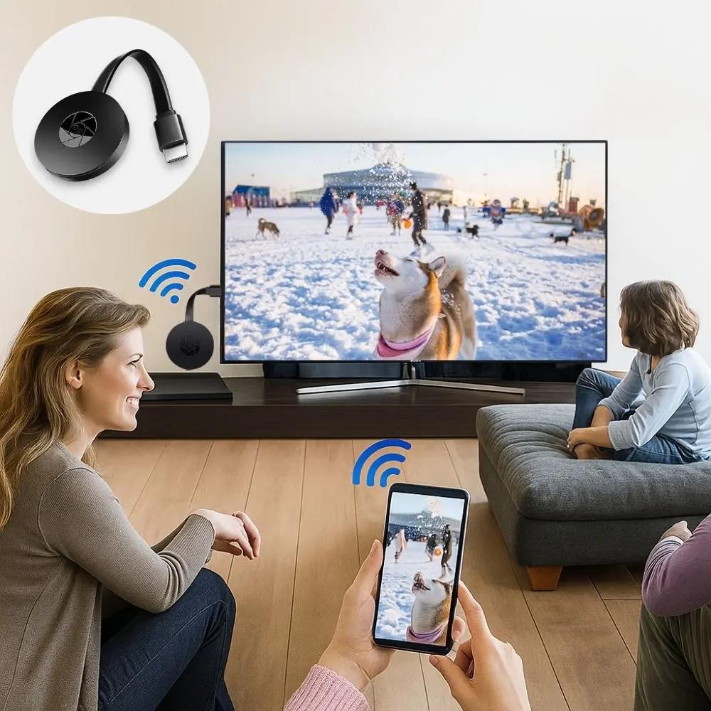 Kabelloser Screen-Mirror-Adapter 1080p – TV HDMI Streaming