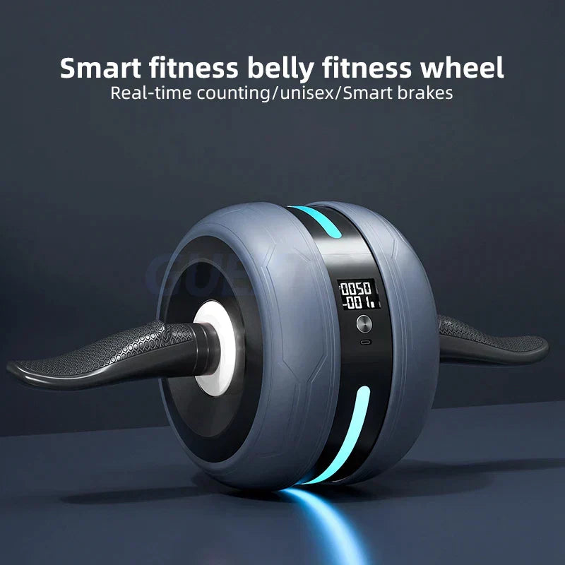 Bauchmuskelrad mit Automatischem Rücklauf – Zählfunktion & Fitness
