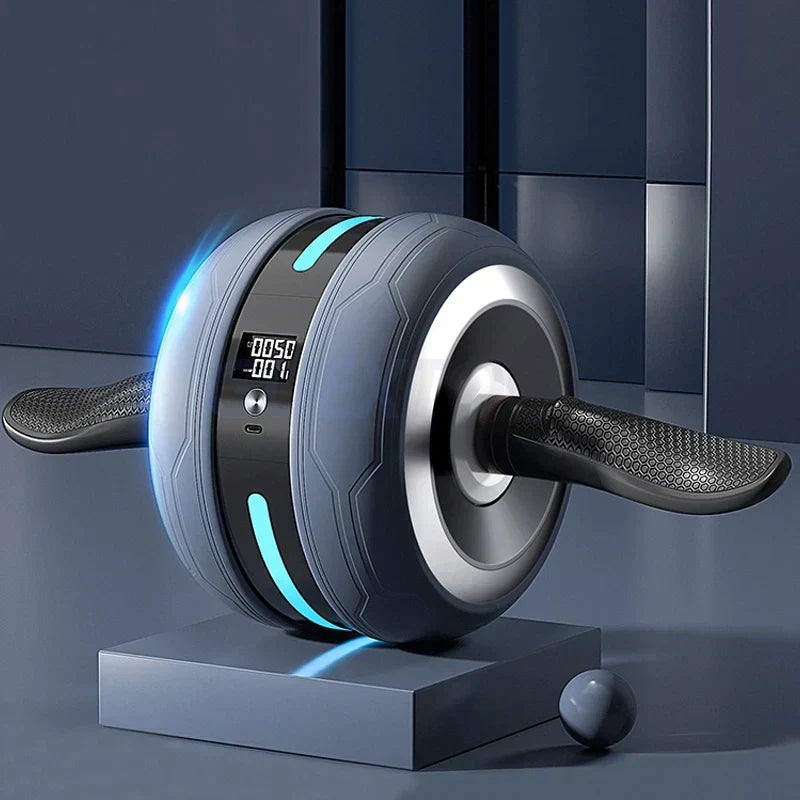 Bauchmuskelrad mit Automatischem Rücklauf – Zählfunktion & Fitness