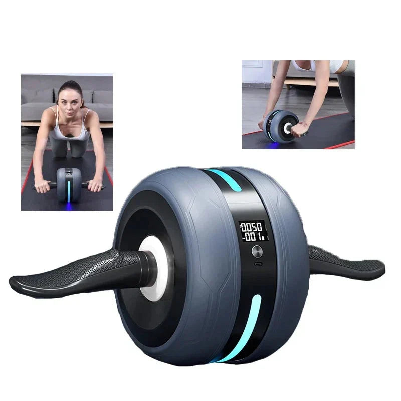 Bauchmuskelrad mit Automatischem Rücklauf – Zählfunktion & Fitness