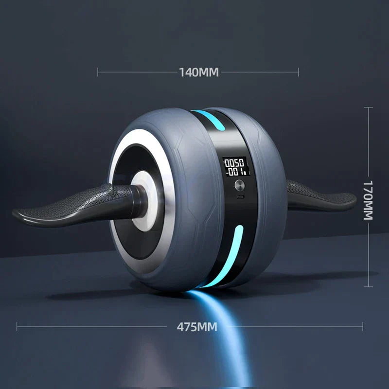 Bauchmuskelrad mit Automatischem Rücklauf – Zählfunktion & Fitness