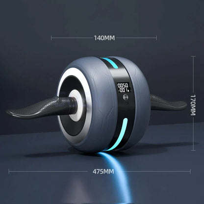 Bauchmuskelrad mit Automatischem Rücklauf – Zählfunktion & Fitness