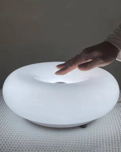Runde LED-Tischlampe Donutform – 30 cm & Warmweiß Dekor