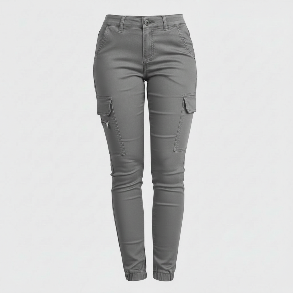 Moderne Cargo-Hose Damen | Trendige Stoffhose für Alltag