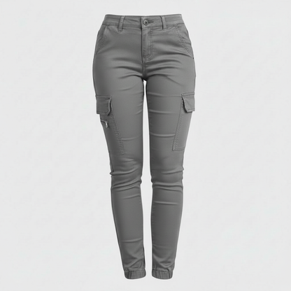 Moderne Cargo-Hose Damen | Trendige Stoffhose für Alltag