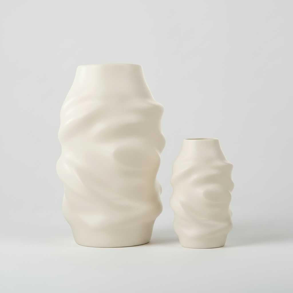 Moderne Blumenvase | Minimalistische Dekoration für Zuhause