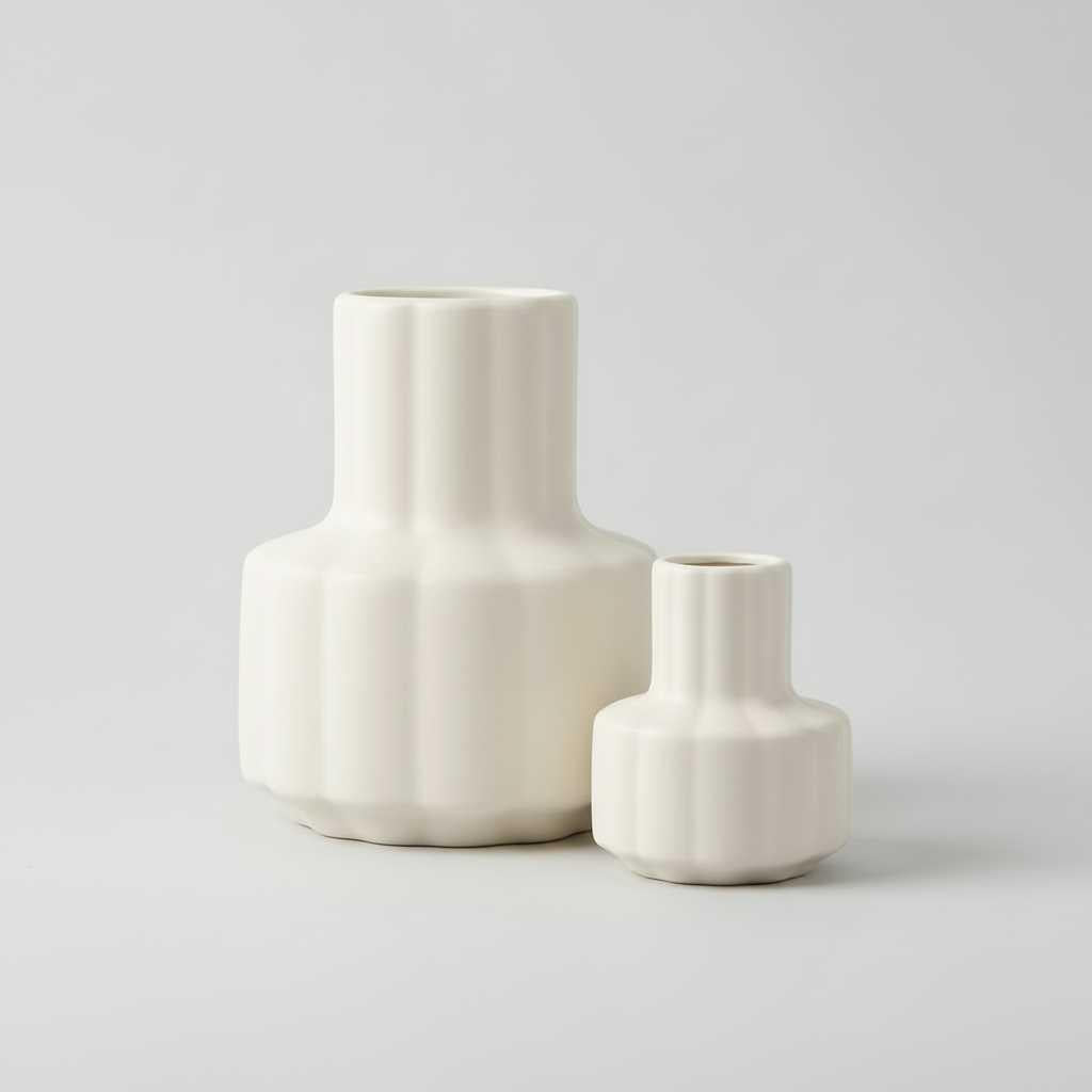 Moderne Blumenvase | Minimalistische Dekoration für Zuhause