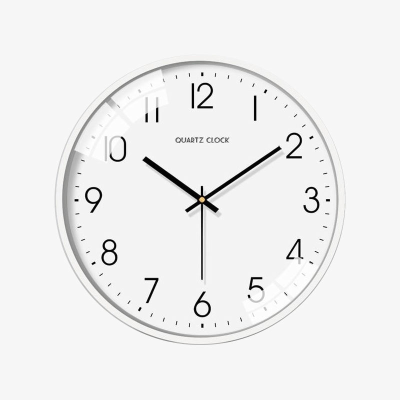 Moderne Runde Wanduhr | Stille Wanduhr für Wohnzimmer 0