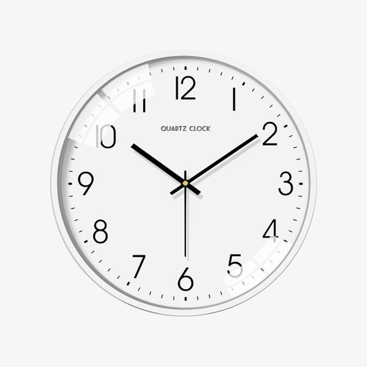 Moderne Runde Wanduhr | Stille Wanduhr für Wohnzimmer 0