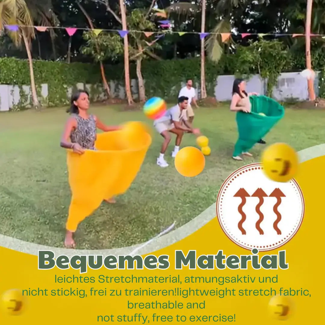 Riesenhosen Outdoor-Spielset – Mit Hüpfbällen & Gruppenspiele